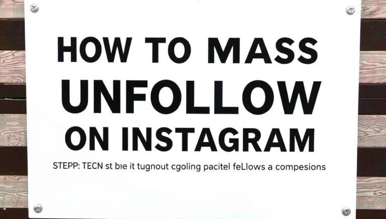 how to mass unfollow on instagram