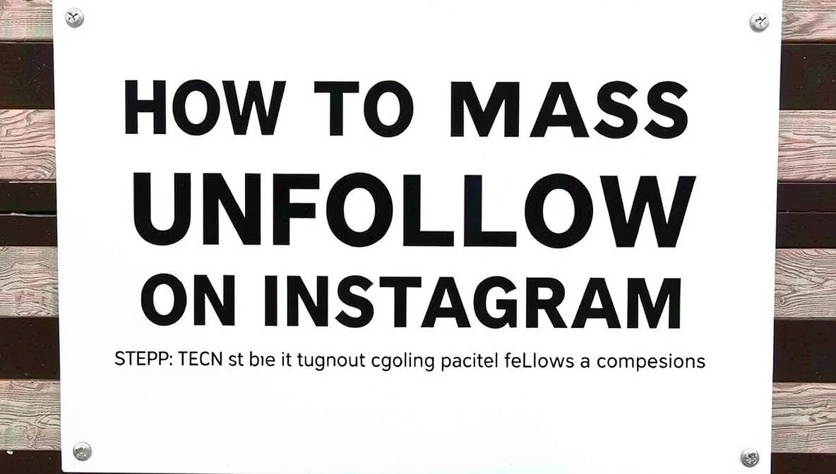 how to mass unfollow on instagram