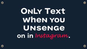 when you unsend a message on instagram
